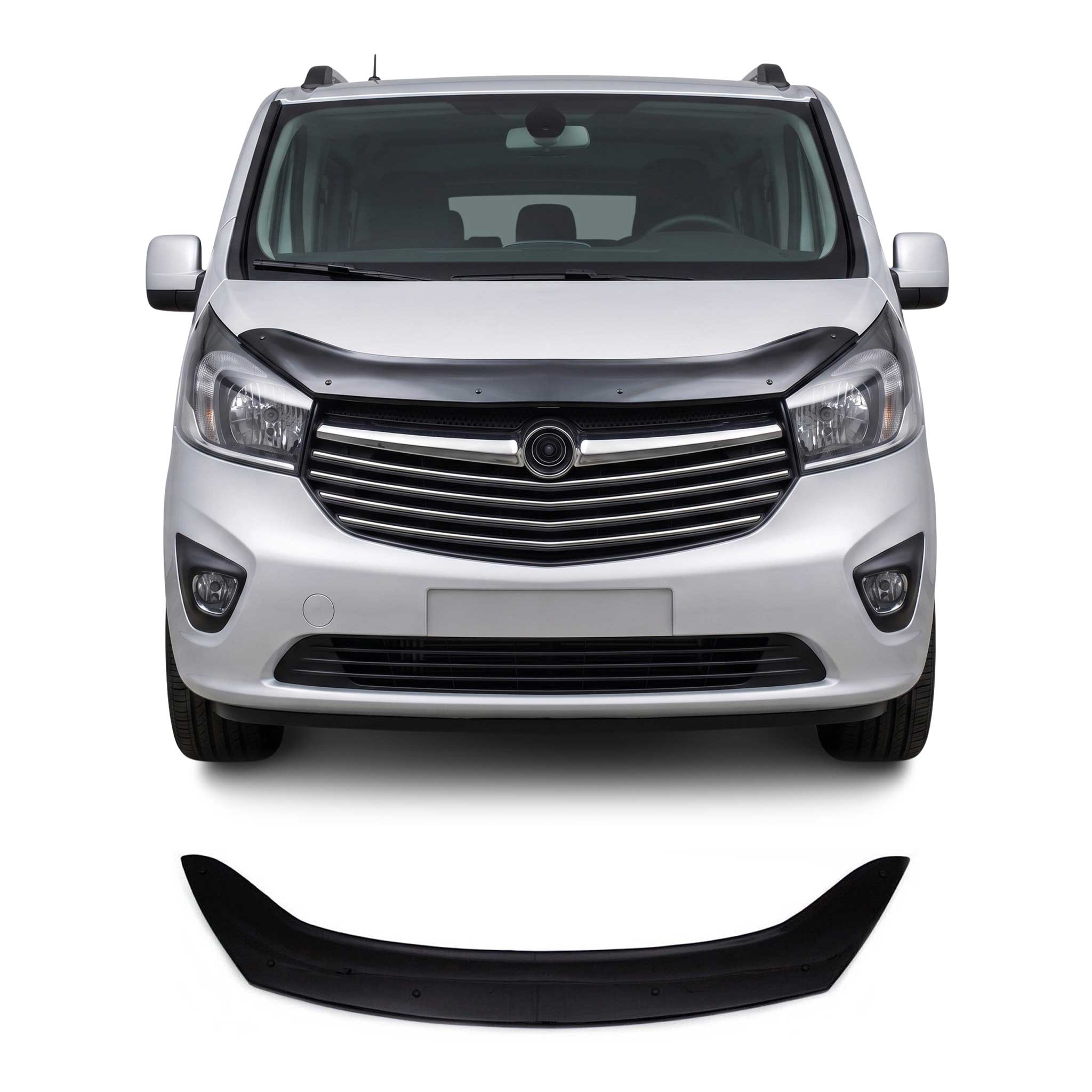 Deflecteurs d'air capot de voiture pour anti-insectes pour Opel Vivaro 2014-2019