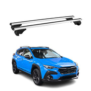 Barres de toit Transversales pour Subaru Crosstrek 2025 en Alu gris ABE