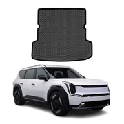 OMAC Tapis de coffre pour Kia EV9 2023-2026 en caoutchouc TPE Noir