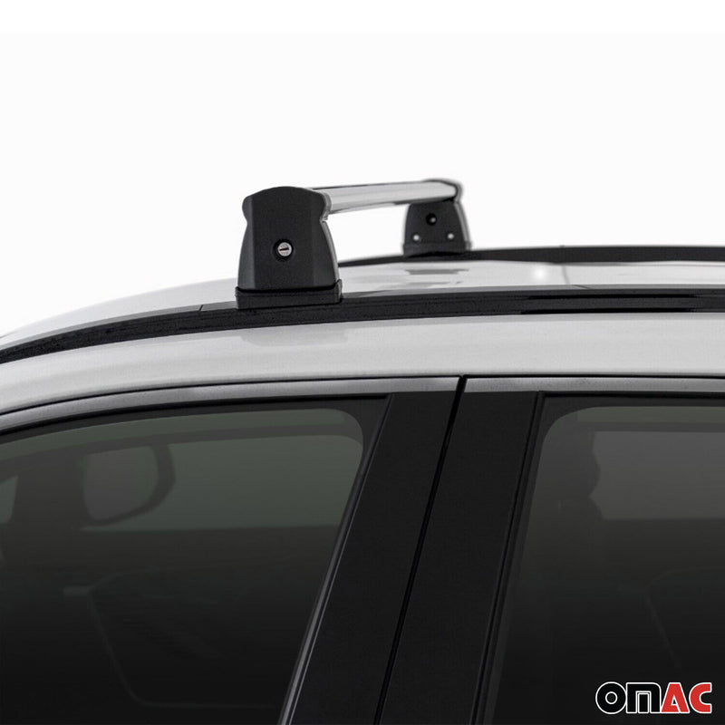 Menabo Barres Transversales Pour Toyota RAV4 XA50 2018-2025 Alu Gris 2x