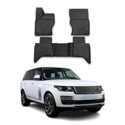 OMAC Tapis de sol pour Land Rover Range Rover L405 2015-2021 en caoutchouc Noir