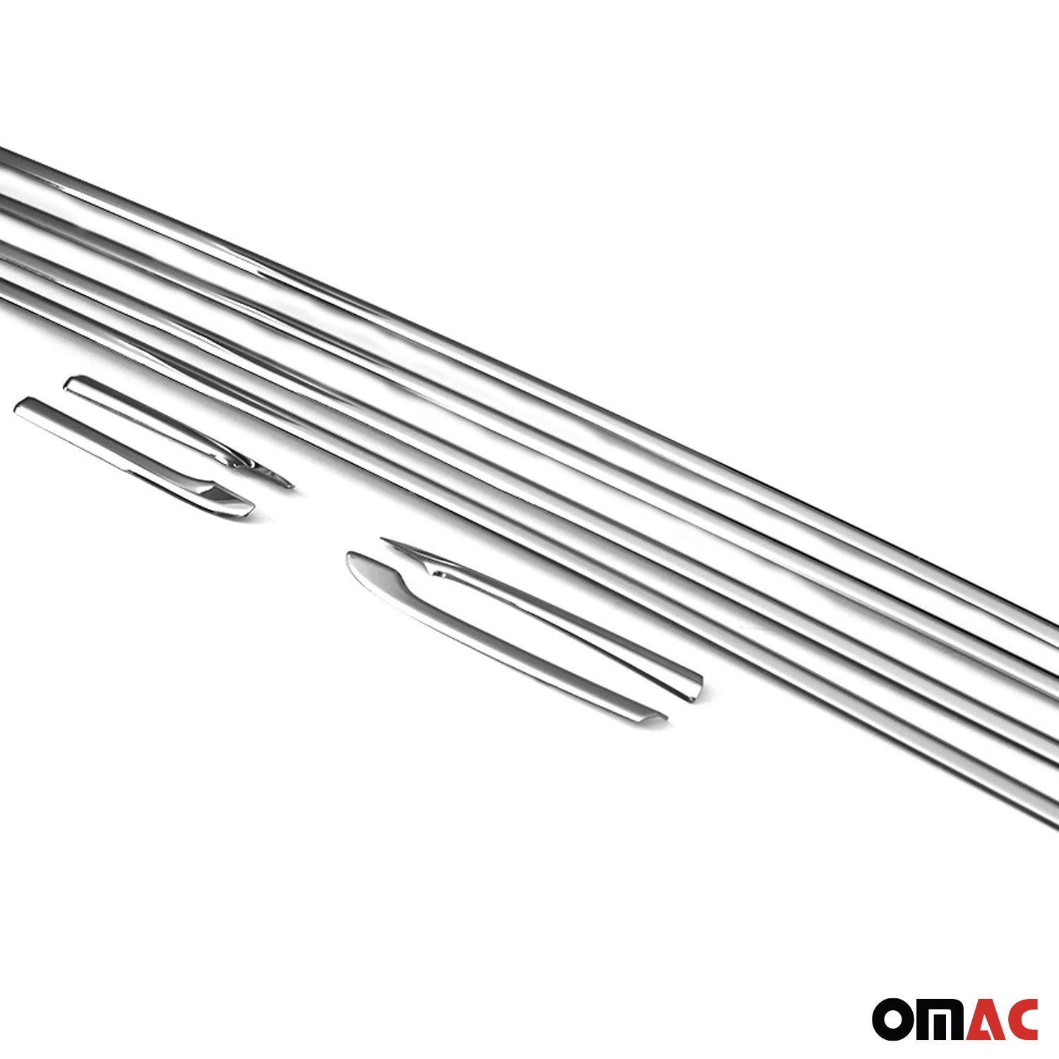 Garniture Baguette de Vitre pour Toyota Corolla Berline 2019-2026 inox 8Pcs