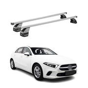 Barres de toit transversales pour Mercedes Classe A W177 2018-2026 Gris