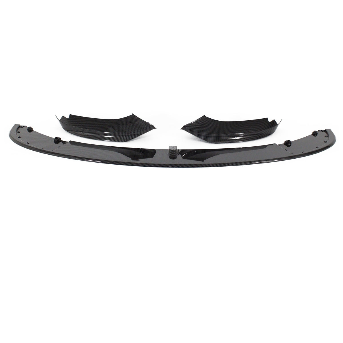 JOM Lèvre de Pare-choc Avant pour BMW Série 4 F32/F33/F36 2013-2021 Carbon Optik Sport Look 3 pièces