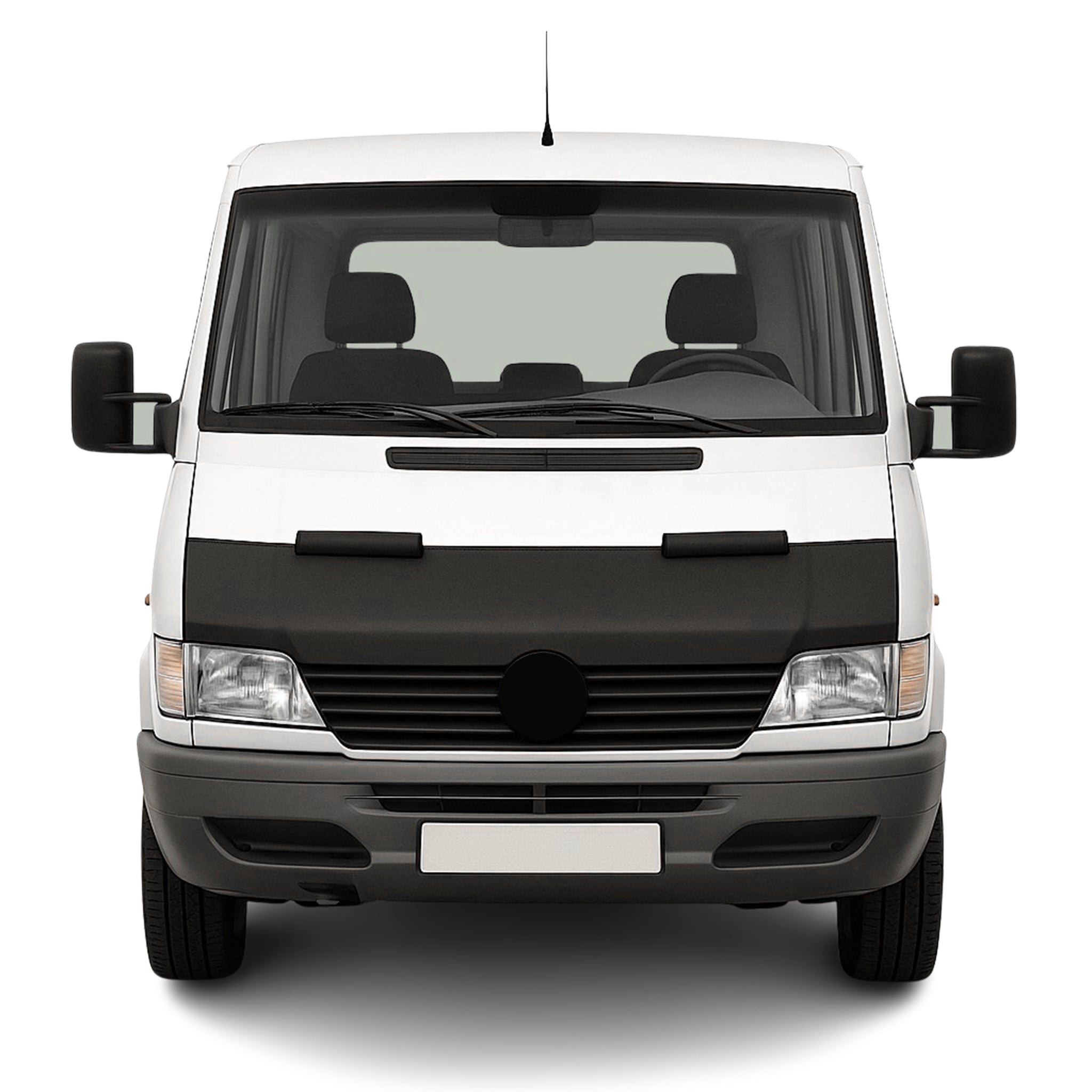 Protège Capot pour Mercedes Sprinter 903 1995-2000 Masque de voiture vinyle Noir