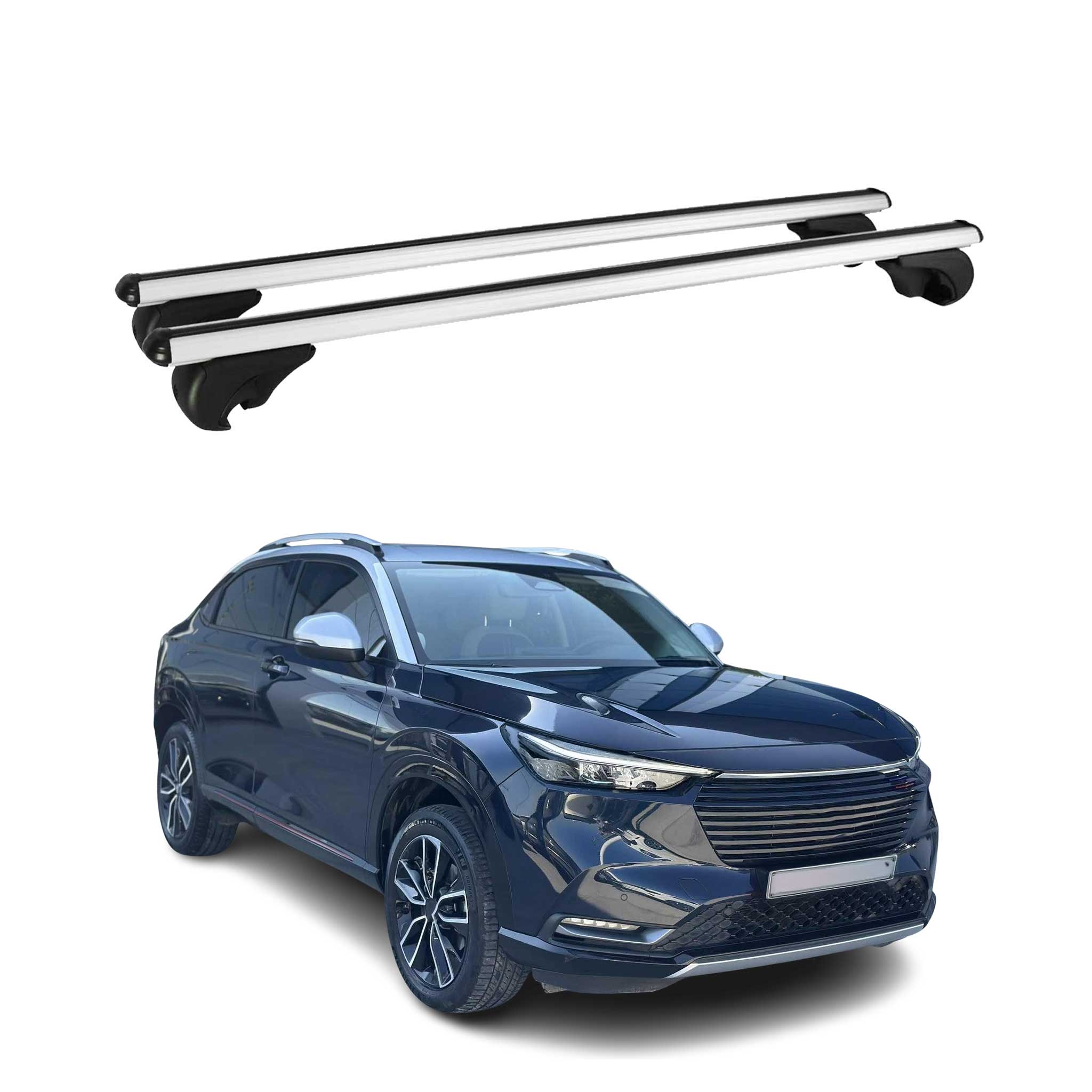 Barres de toit Transversales pour Honda HR-V 2021-2026 Aluminium Argent