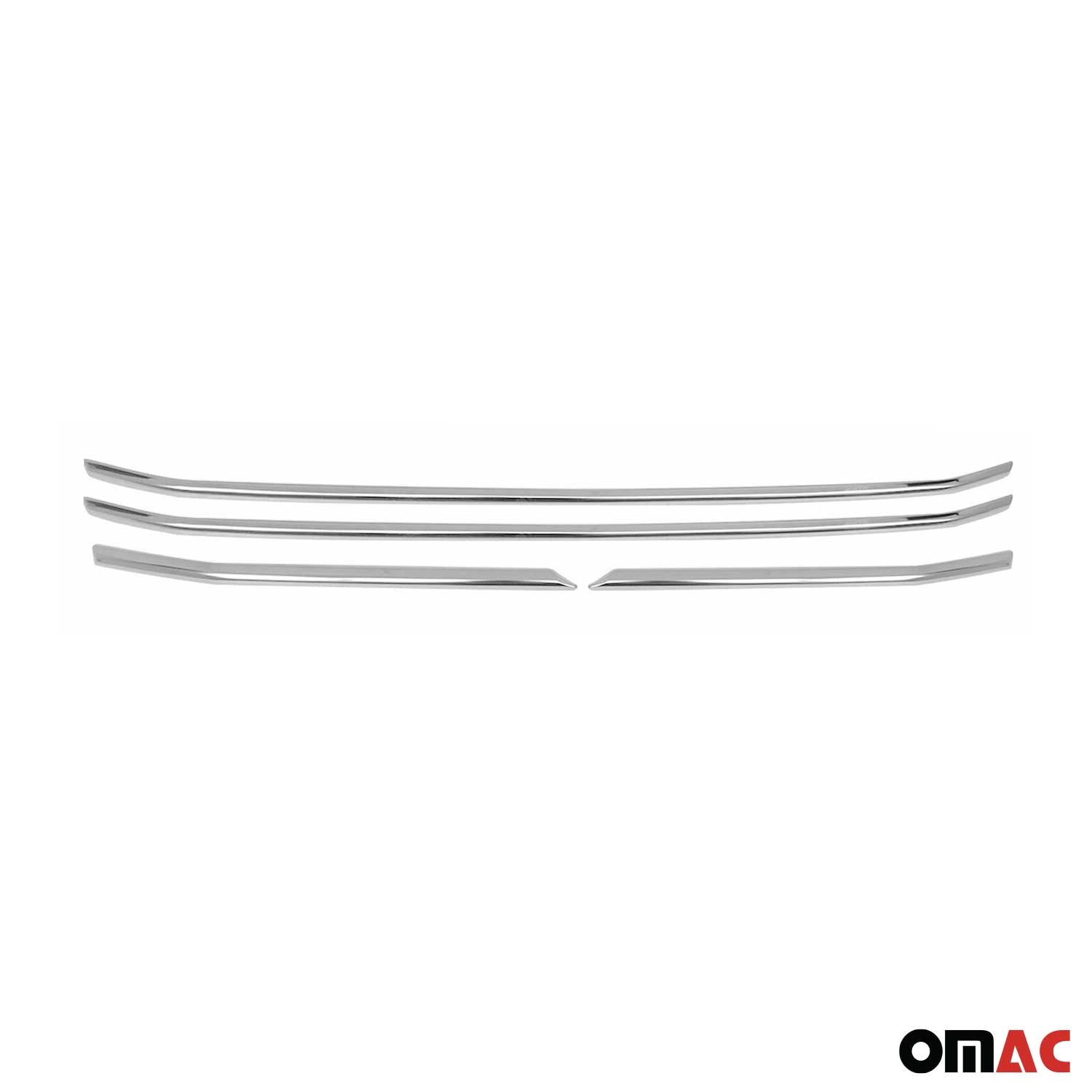 Moulure de Grille de Calandre pour Ford Transit 2018-2026 en Acier Chromé 4Pcs