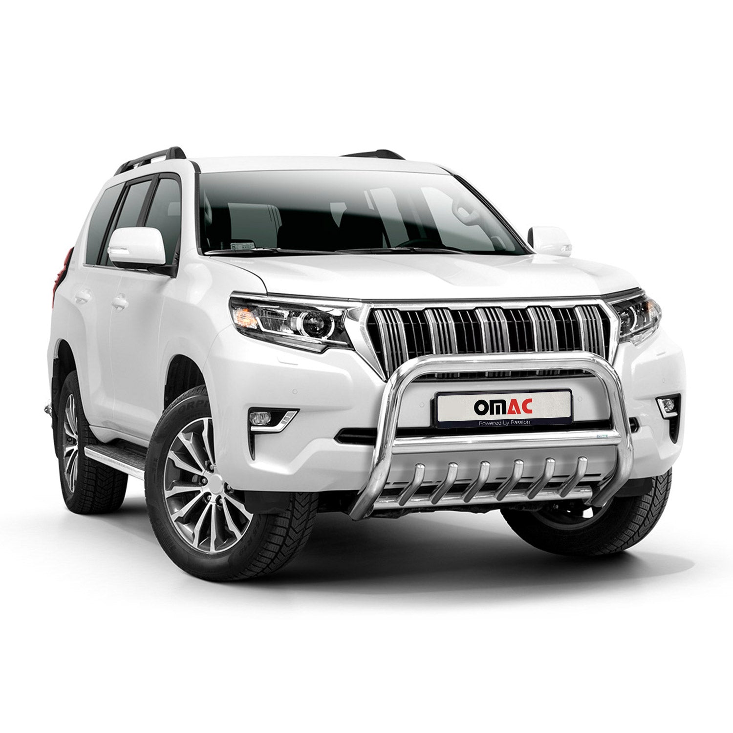 Pare-Buffle Avant Pour Toyota Land Cruiser 150 2019-2023 en Acier Inox