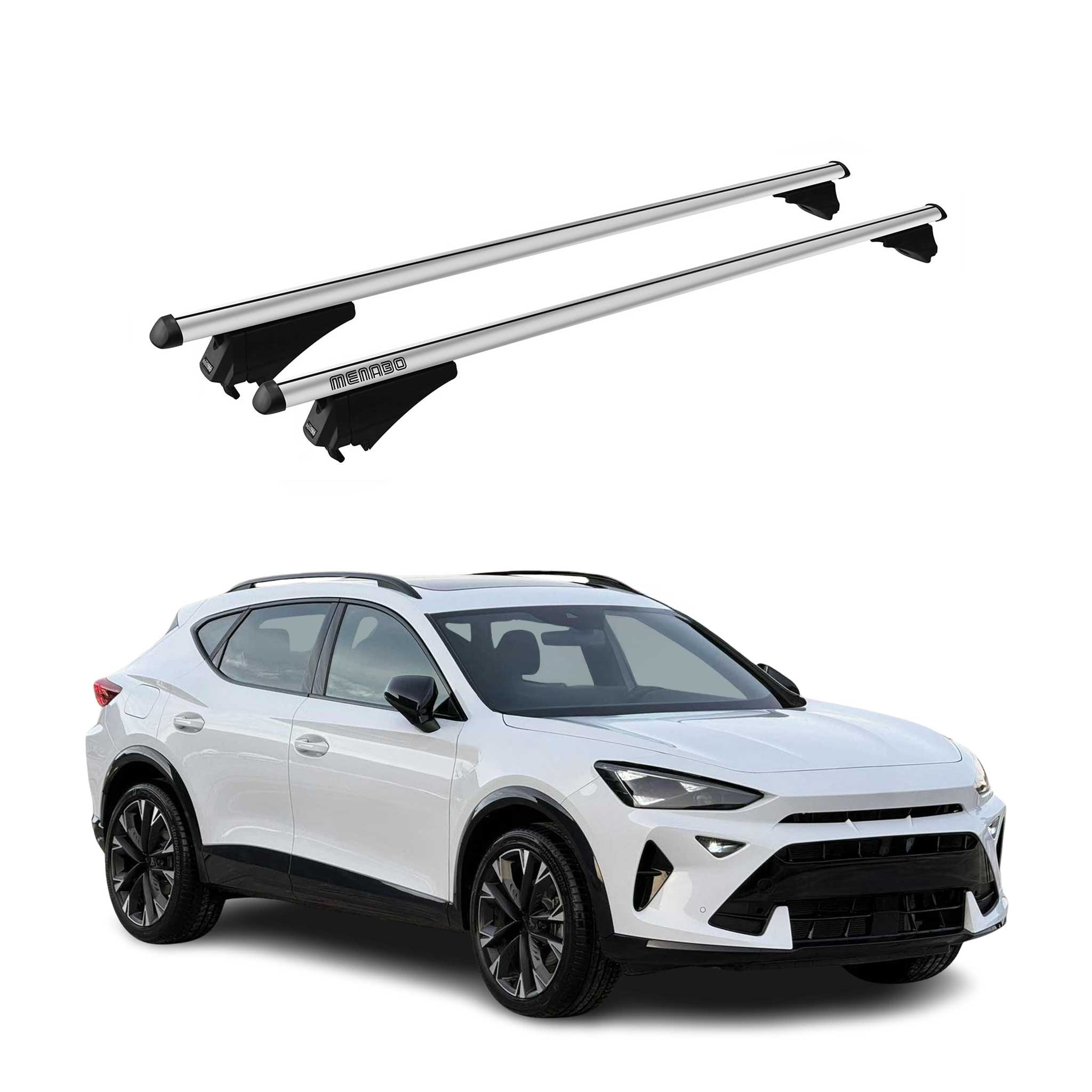 Tiger Barres de toit transversales pour Cupra Formentor 2020-2025 Gris