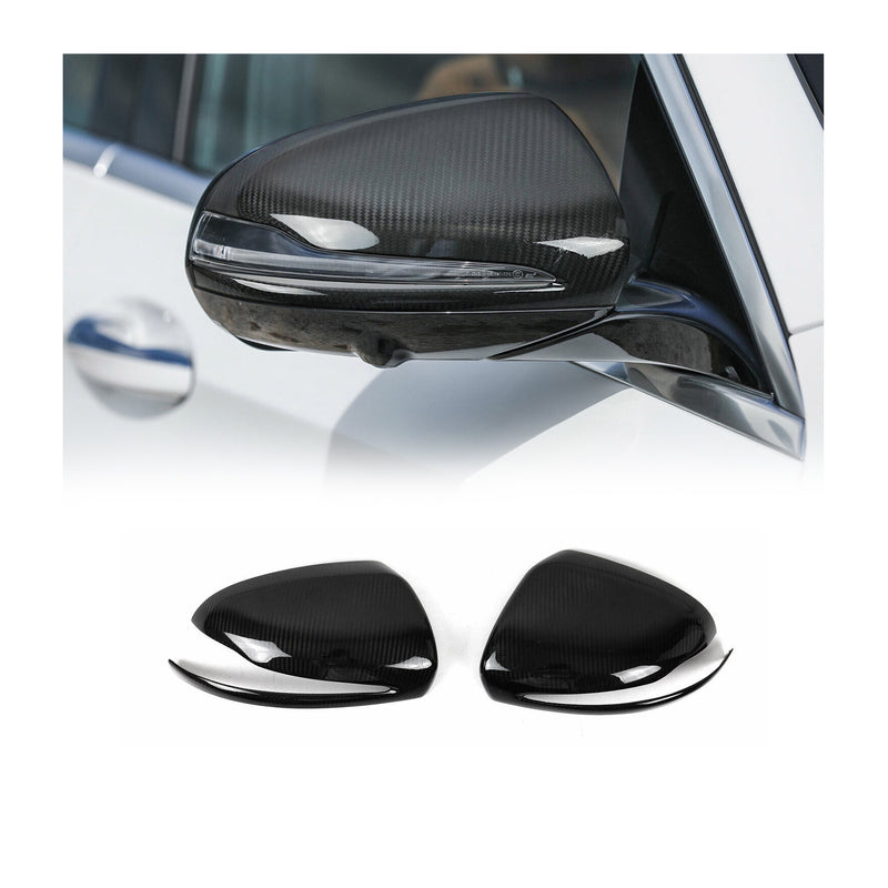 Coques de Rétroviseurs pour Mercedes GLC C253 2015-2020 en Carbone Noir