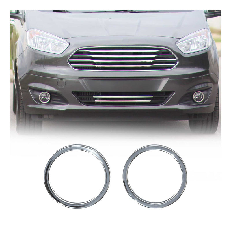 Cadres de Phare Avant - pour Ford Transit Tourneo Courier inoxy chromé