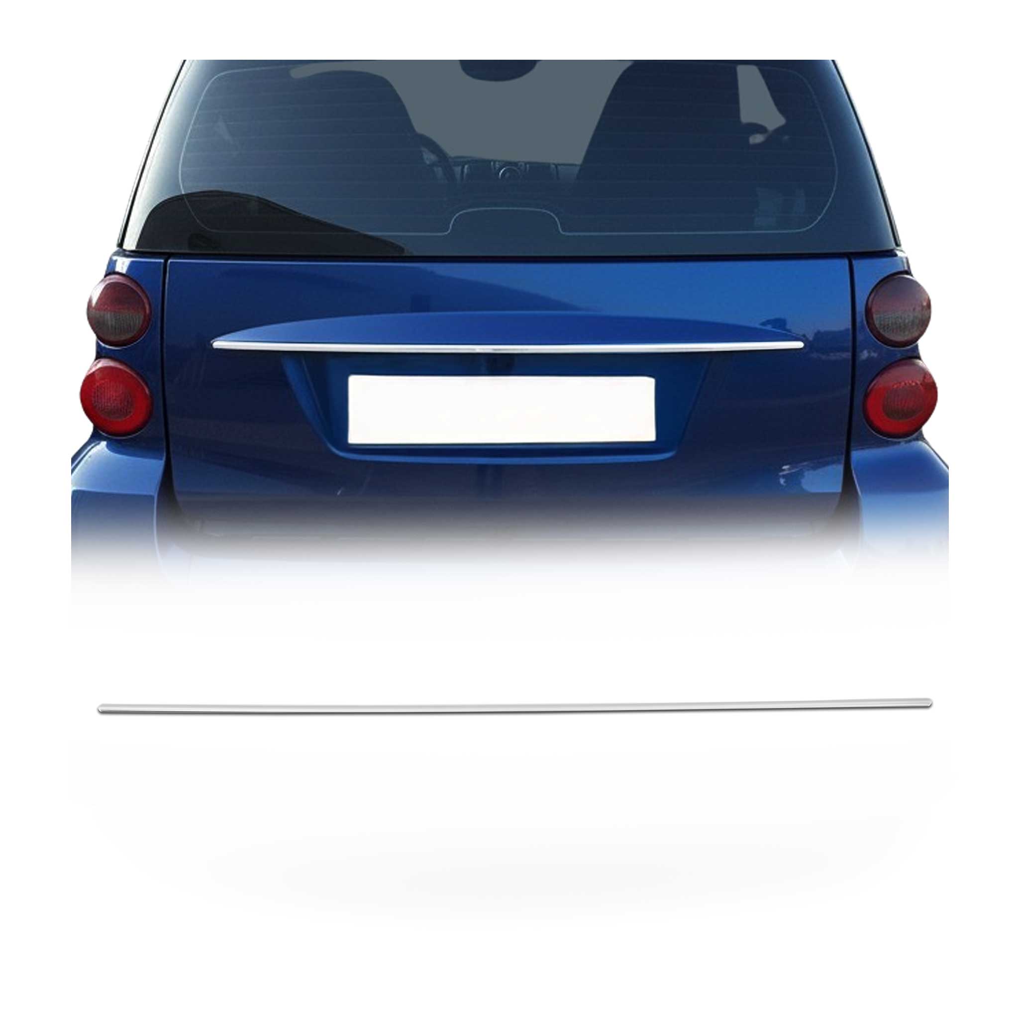 Poignée de Coffre Arrière pour Smart ForTwo 2007-2014 acier inox