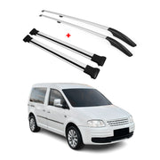 Kit Barres de toit pour VW Caddy 3 2003-2015 L1 Alu Gris 4x