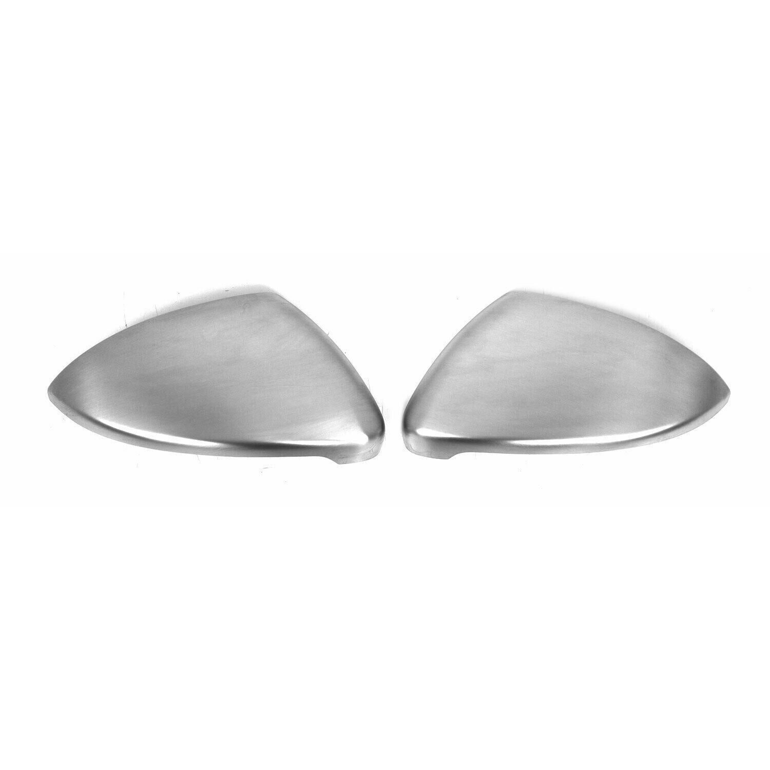 Coques de Rétroviseurs pour VW Touran 5 T1 en Acier Inoxydable Chromé Argent