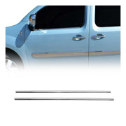 Garniture Baguette de Vitre pour Renault Kangoo 2004-2007 en acier inox 2Pcs