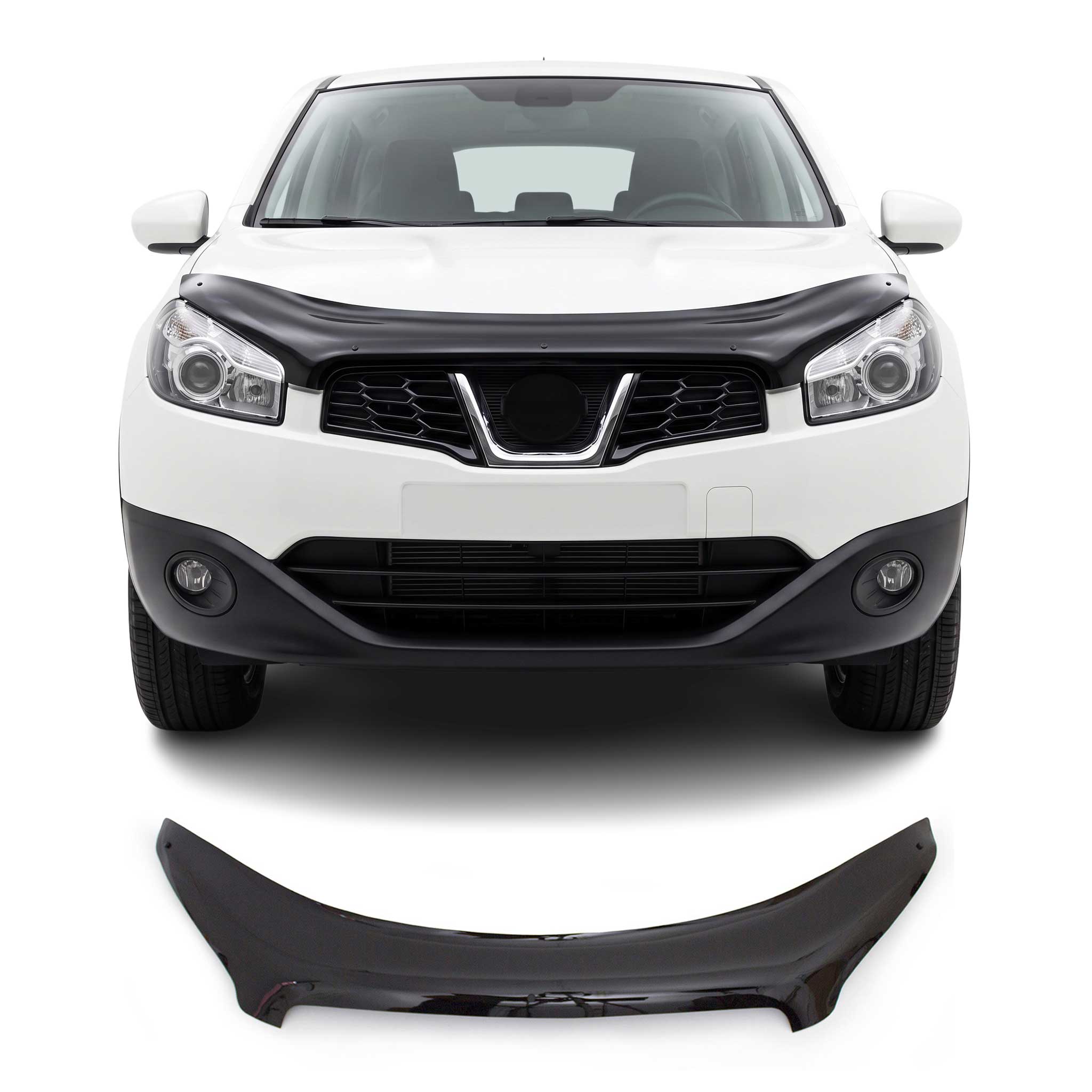 Deflecteurs d'air capot de voiture pour Protection pour Nissan Qashqai +2 08-24