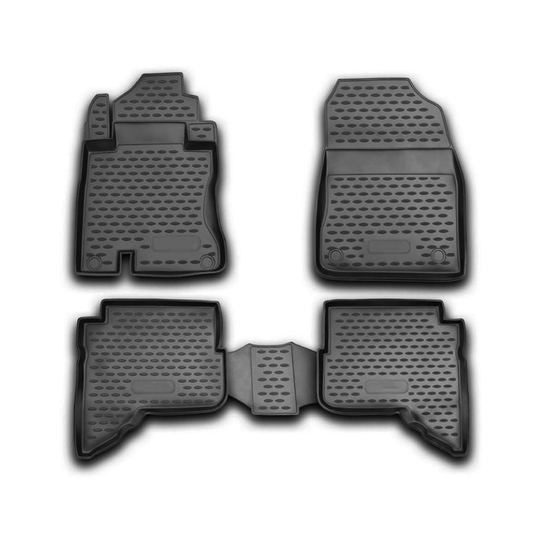 OMAC Tapis de sol pour Daihatsu Terios 2006-2017 sur mesure en caoutchouc Noir