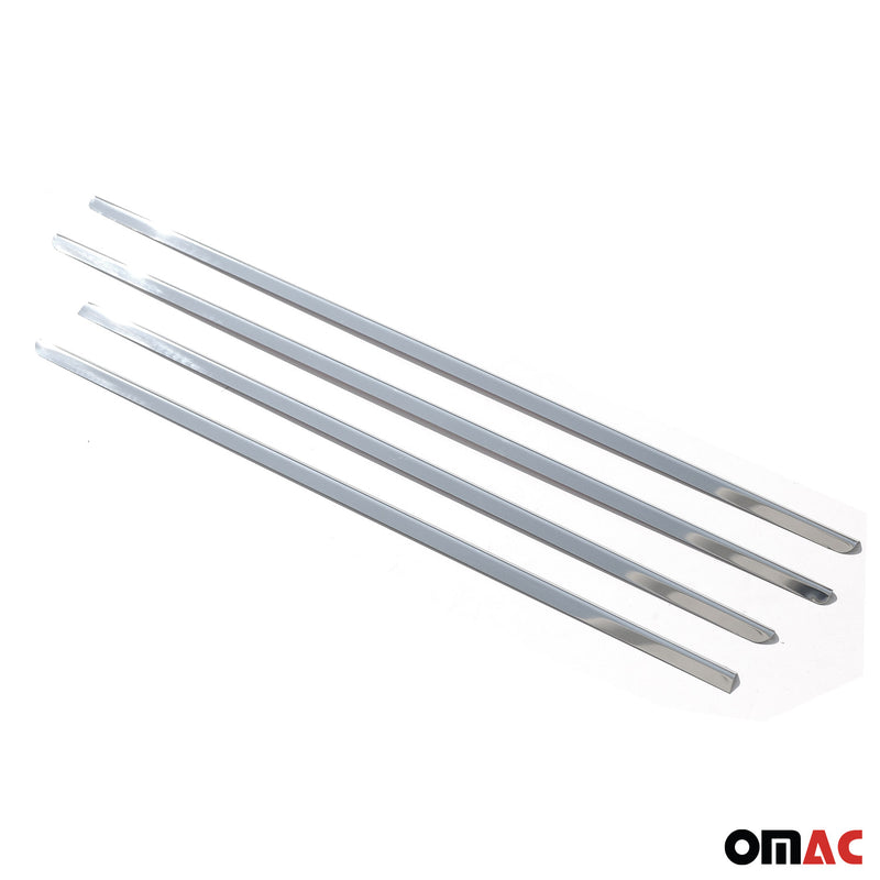 Baguettes pour contour Latérales pour VW Golf IV 1997-2003 en acier inox chrome