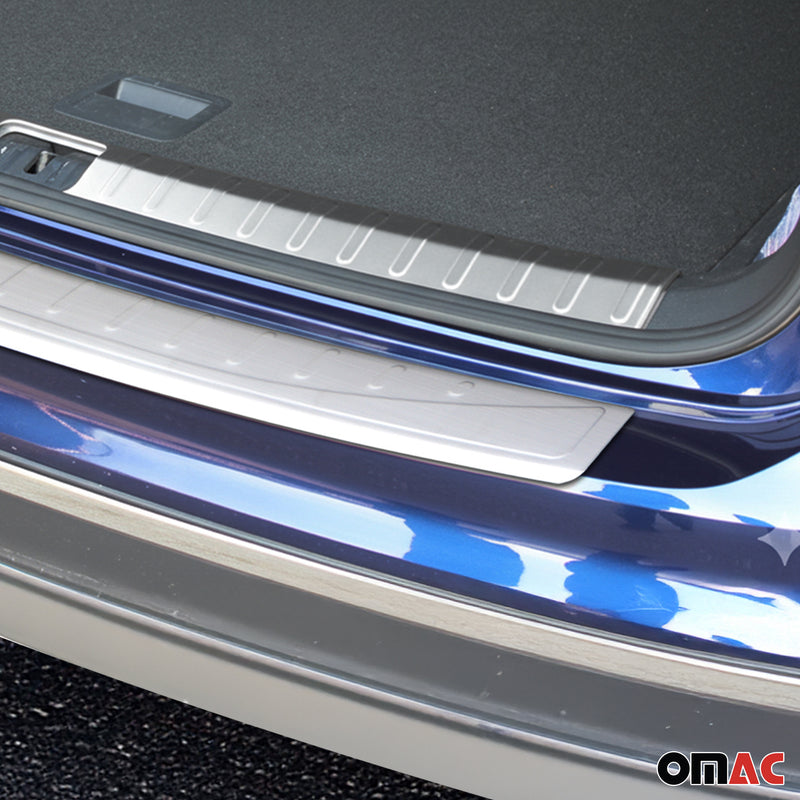 Kit Protection de Pare-Chocs arrière pour VW Tiguan 2016-2024 Brossé inox 2Pcs