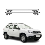 Barres de toit transversales pour Dacia Duster 2018-2024 90kg Alu Gris 2x