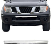 Garniture de Pare-chocs Avant pour Nissan Navara 2005-2015 Acier Chromé Brossé
