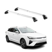 Barres de toit transversales pour MG 5 2020-2026 Gris Argenté 2 pièces ABE