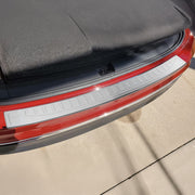 Pour VW Tiguan Allspace 2017-2020 Protection Seuil Coffre Pare-chocs Arrière Acier Inox Chromé brossé