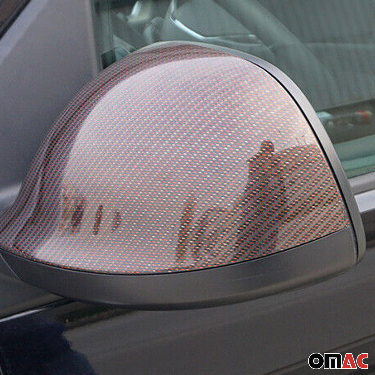 Coques de Rétroviseurs pour VW Amarok 2010-2021 en Carbone Rouge
