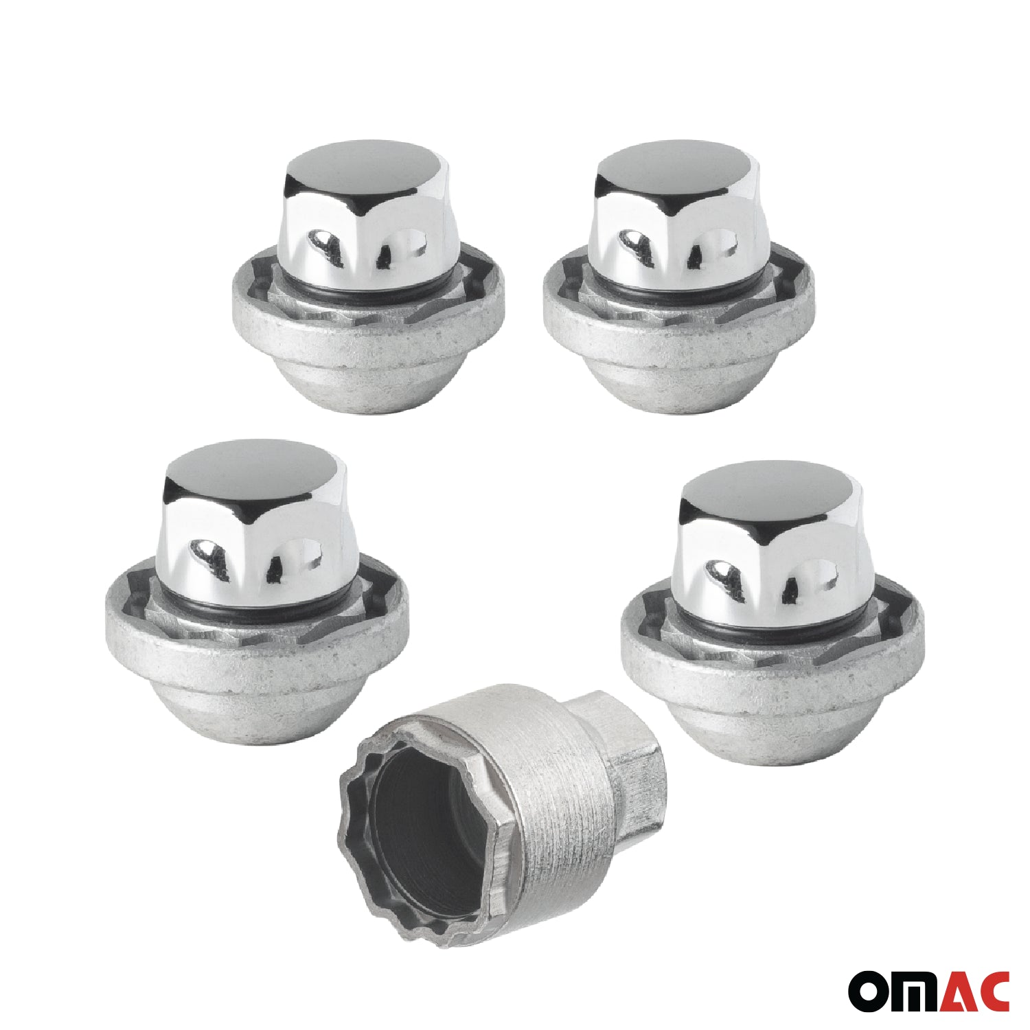 Vis de roue antivol pour HONDA E:NY1 2023-2026 Acier Gris lot de 4 M12X1,5