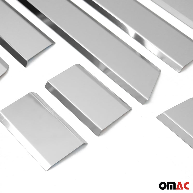 Baguettes de porte pour VW Crafter 2006-2017 L2 Long acier inox chrome 10x