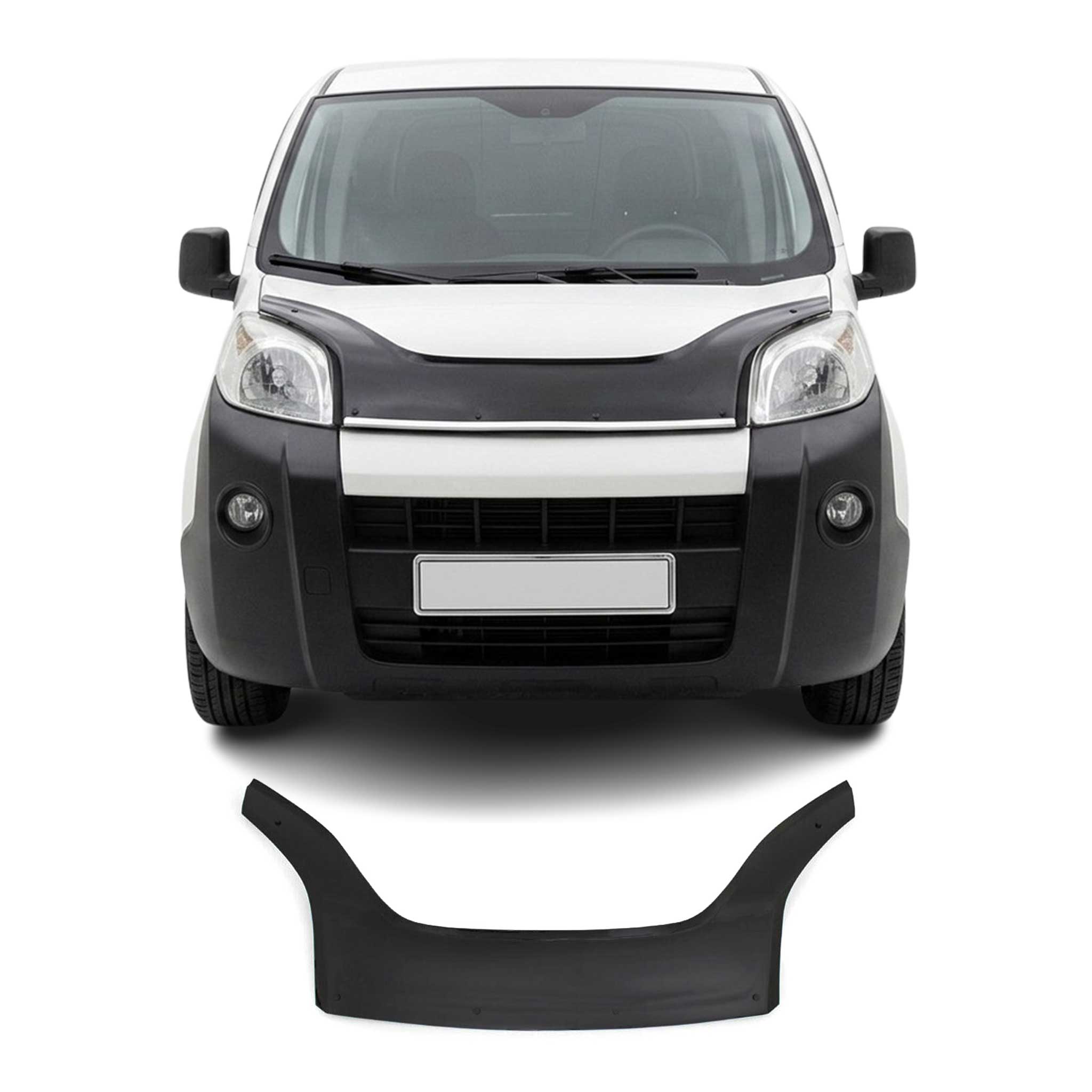 Deflecteurs d'air capot de voiture pour Peugeot Bipper 2007-2021 en Plastique