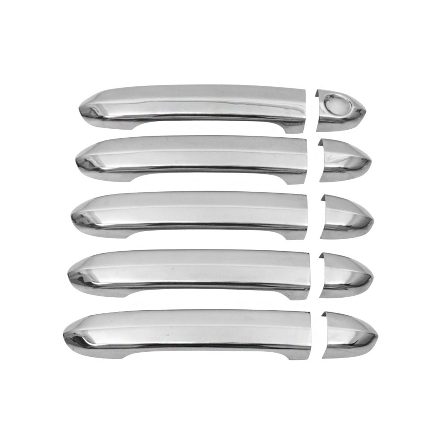 Couverture de poignée de porte pour VW Crafter 2017-2023 en Acier Inox 10Pcs
