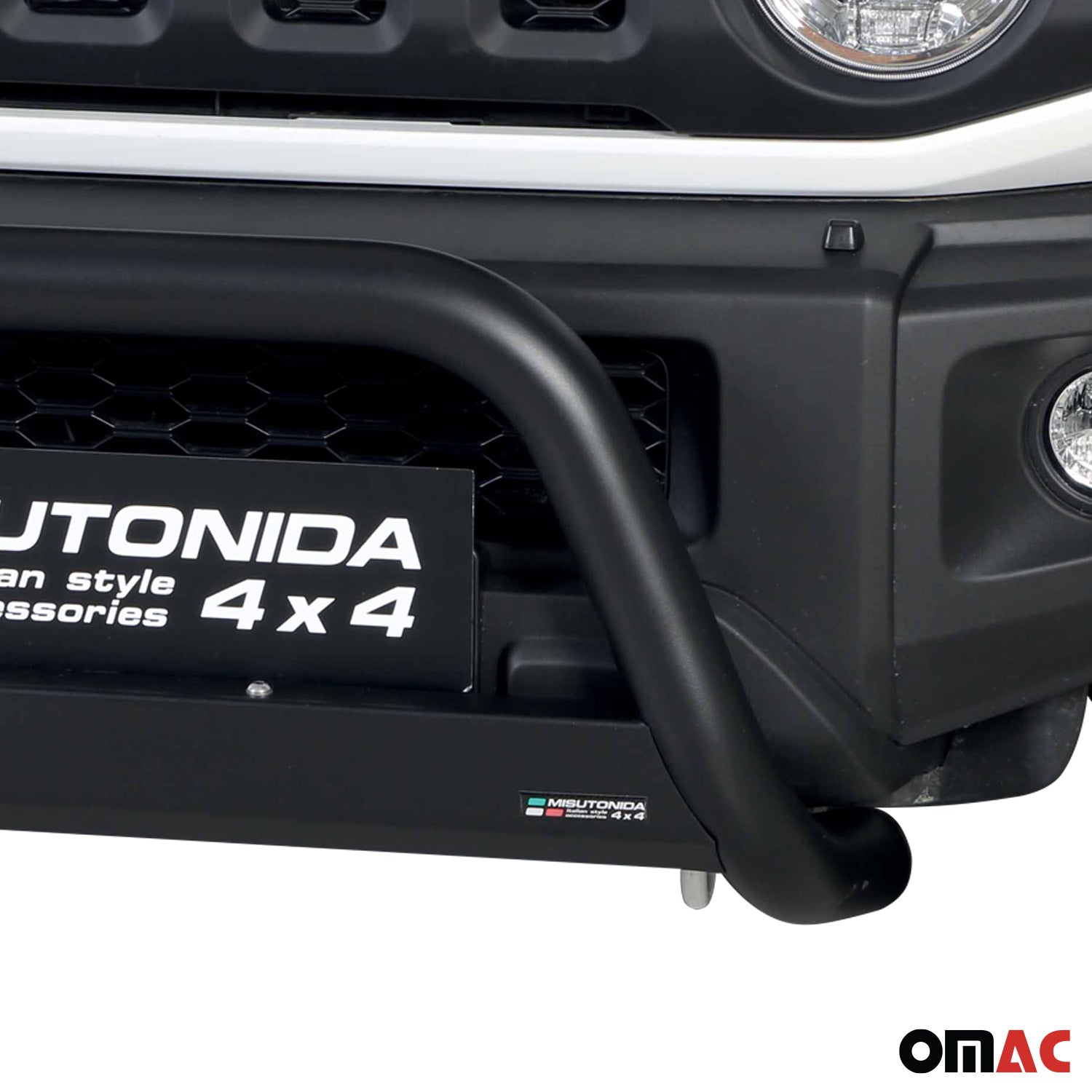 Pare-buffle Avant pour Suzuki Jimny 2018-2026 63 mm en Acier Noir