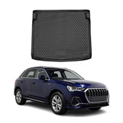 OMAC Tapis de coffre pour Audi Q3 F3 2018-2024 caoutchouc TPE Noir