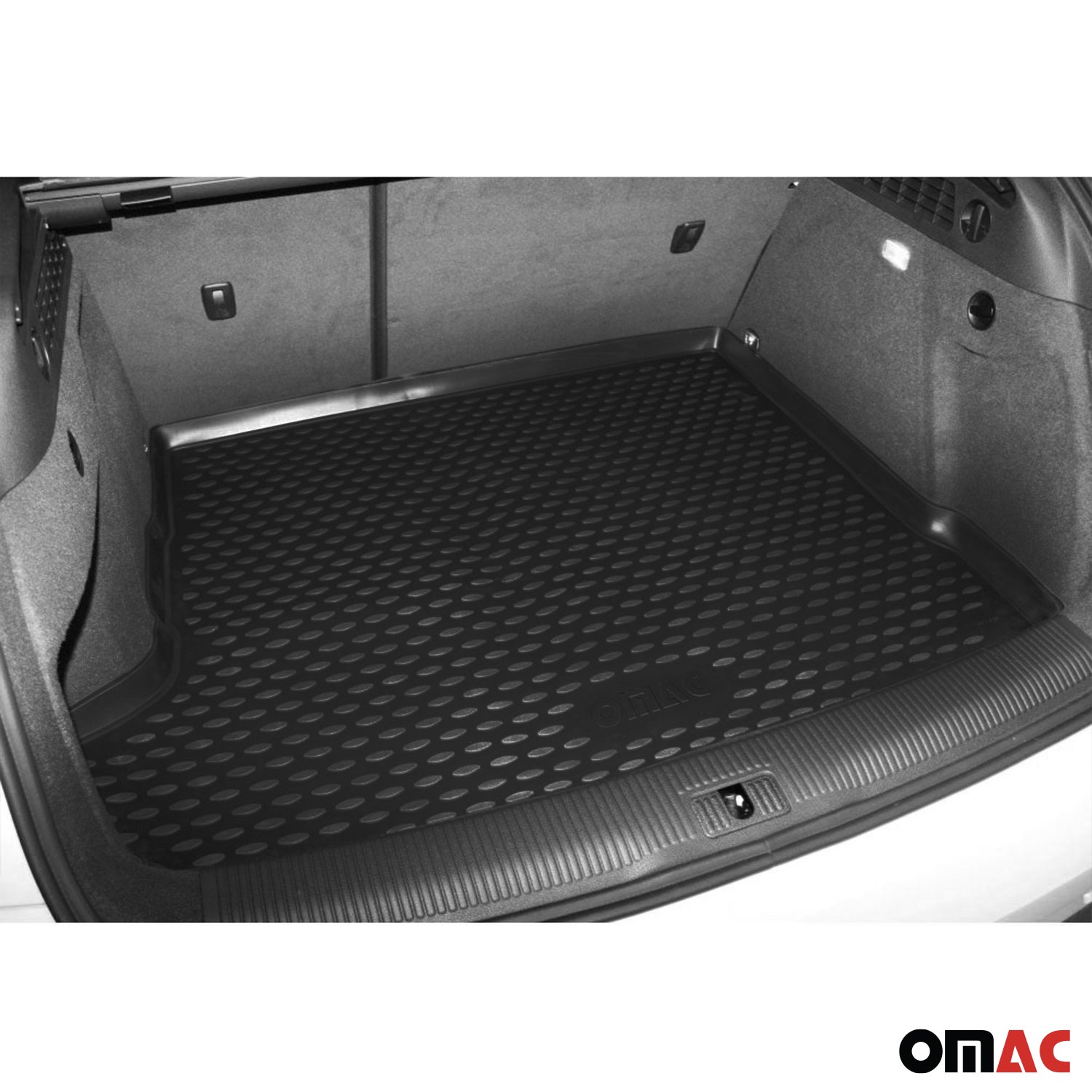 OMAC Tapis De Coffre pour Mazda CX-5 2017-2025 en caoutchouc Noir
