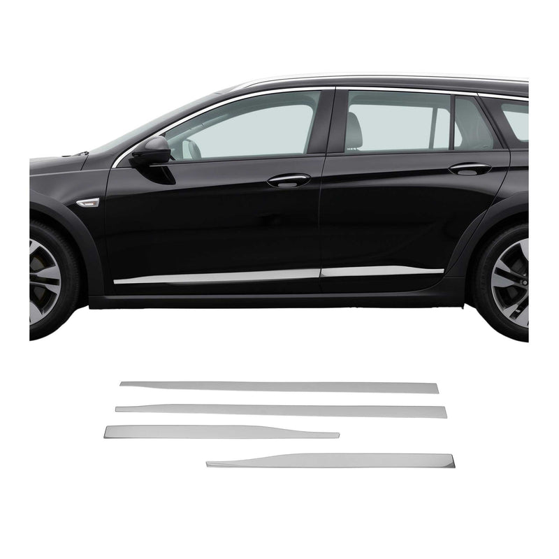 Garniture Baguette de porte latérale pour Opel Insignia B 2017-2023 inox 4Pcs