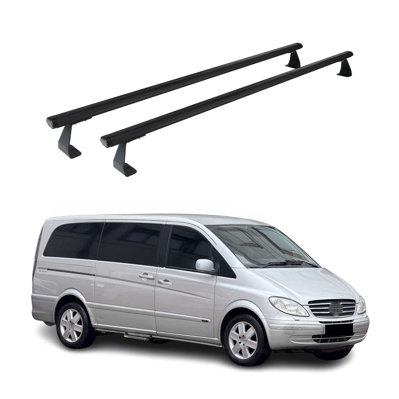 Barres de toit transversales en aluminium pour Mercedes Vito W639 2003-2014