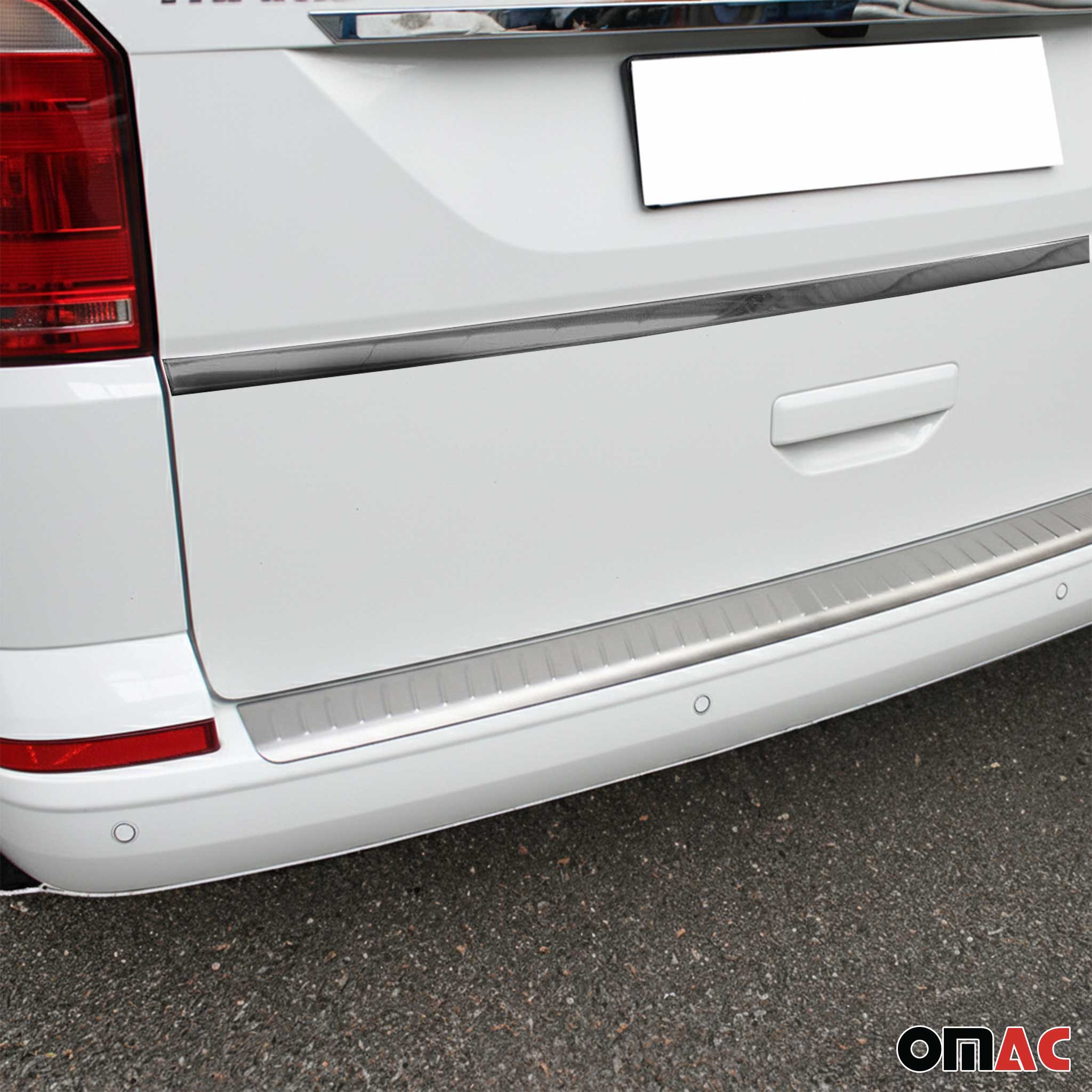 Poignée de Coffre Hayon pour VW T6 T6.1 Transporter 2015-2024 acier inox foncé