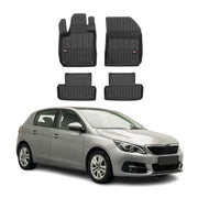 Tapis de Sol pour Peugeot 308 2013-2021 HB TPE Noir