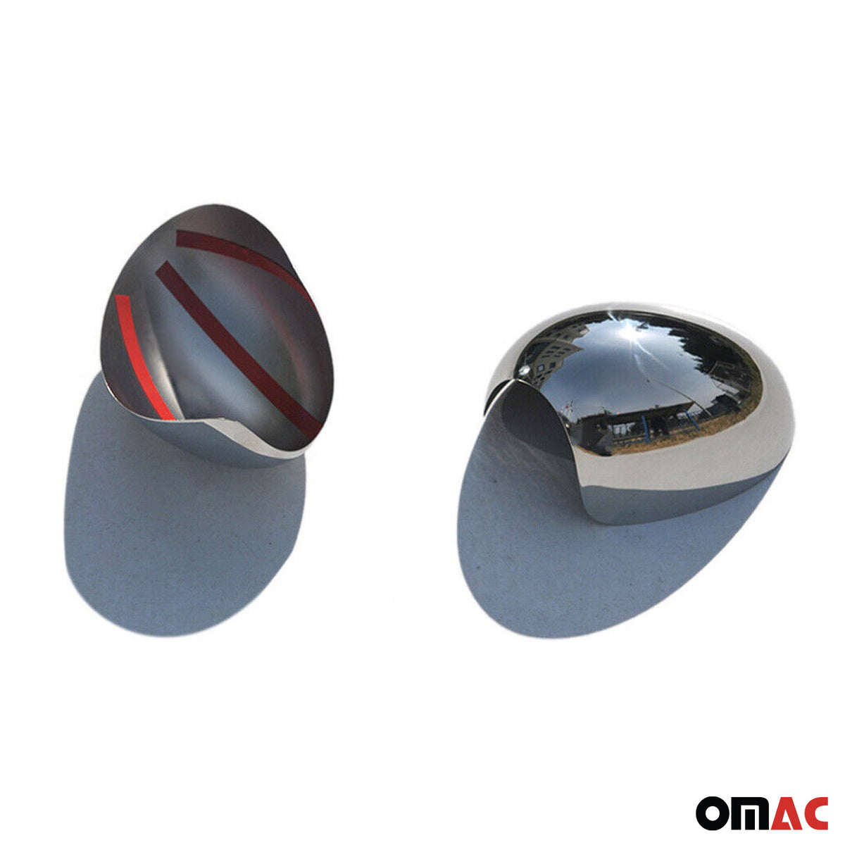Coques de Rétroviseurs pour Mini Roadster R59 2012-2015 en Acier Chromé Argent