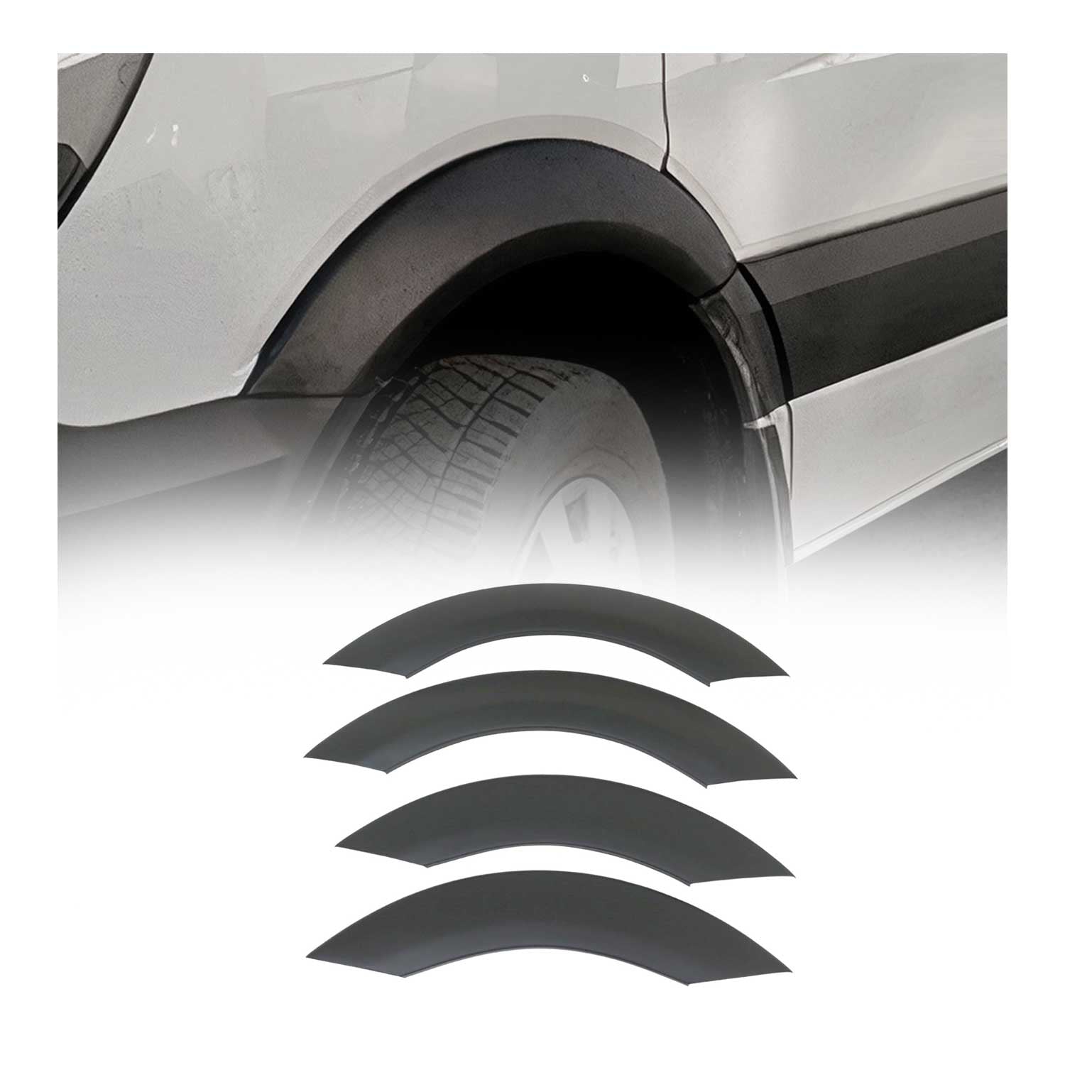 Élargisseurs d'Ailes Arche Pare-Boue pour Mercedes Sprinter W906 2013-2018 FL 4x