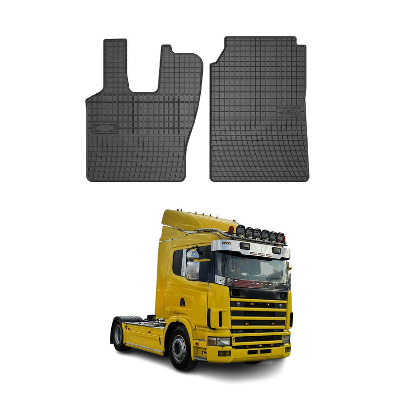 Tapis de Sol pour Scania Scania L 1995-2004 Caoutchouc Noir