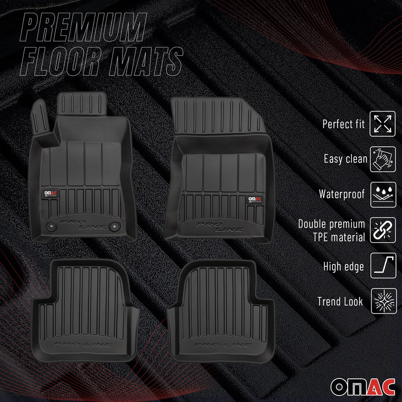 Tapis de Sol pour Citroen C3 2016-2022 TPE Noir