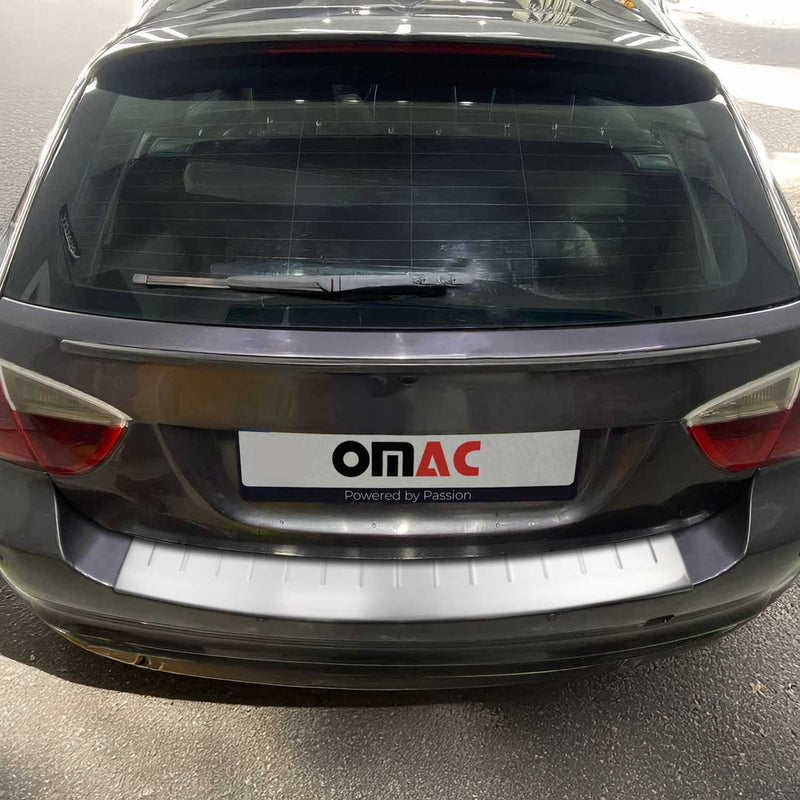 Protection seuil de pare-chocs pour BMW Série 3 E90 E91 2008-2012 Brossé