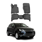 Tapis de Sol pour Porsche Cayenne 2010-2016 Caoutchouc TPE Noir