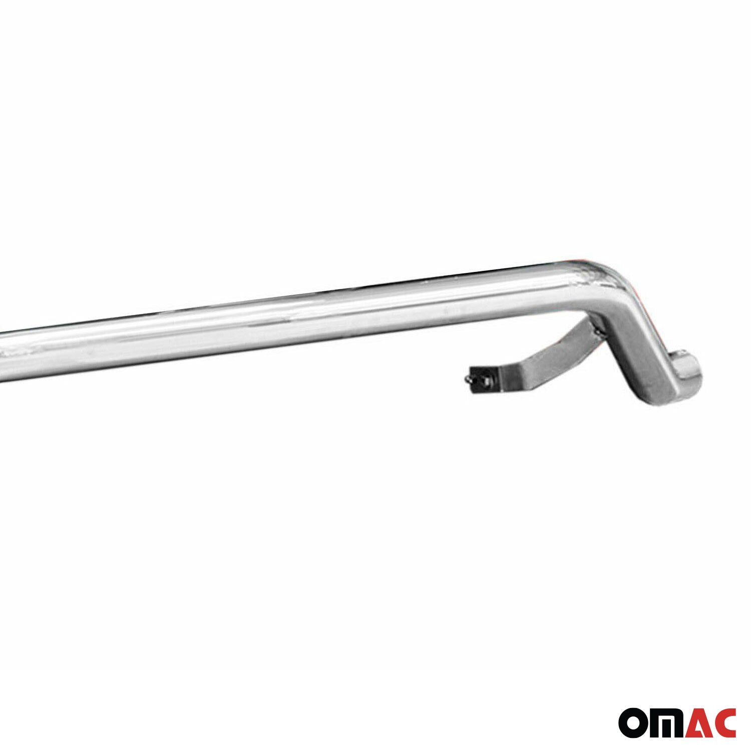Pare-Buffle Avant Pour Mitsubishi Outlander III 2015-2018 Facelift inox Argent