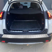 Protection de Pare-Chocs pour Peugeot 2008 I 2017-2019 Facelift Inox brossée