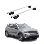 Barres de toit Transversales pour Opel Frontera 2024-2026 Acier Gris 2Pcs