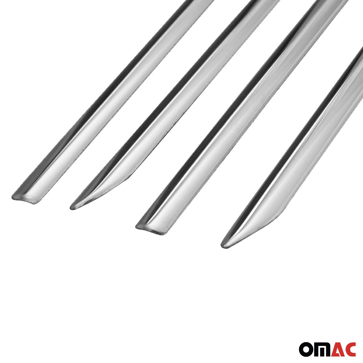 Garniture baguette de porte latérale pour BYD Atto 3 / Seal U 2022-2026 inox 4x