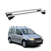 Barres de toit Transversales pour VW Caddy 2004-2015 Aluminium Argent